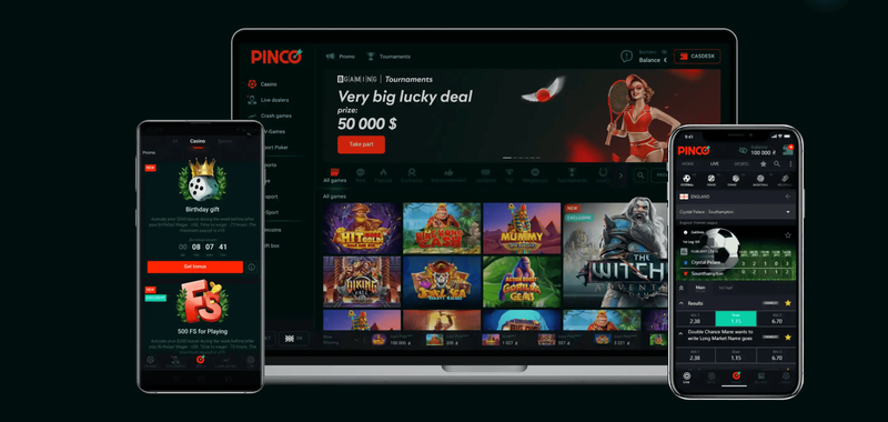 Мобильное приложение Пинко